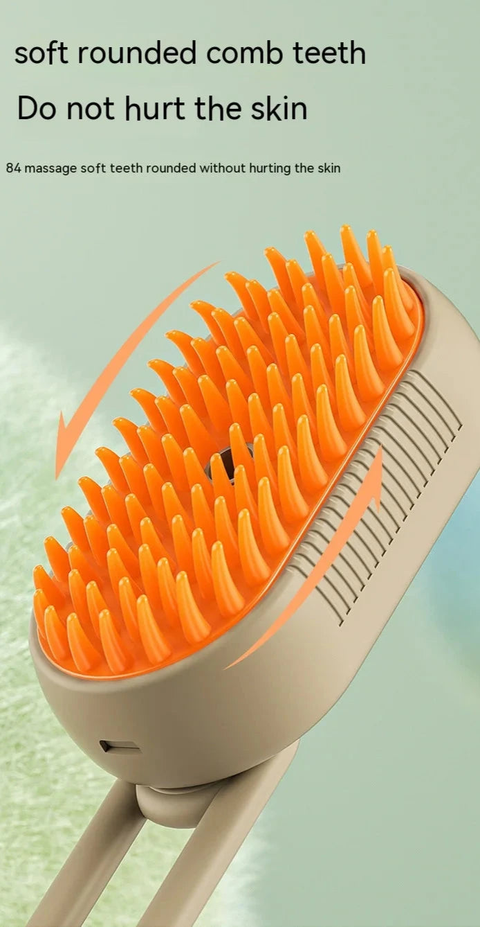 Fur Fighter: Electric Massage & Spray Comb for Happy Pets